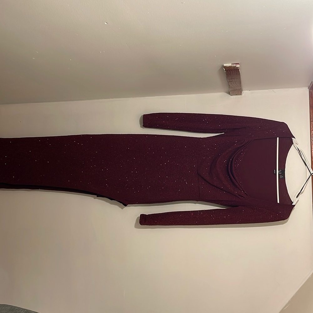 Women’s Long Sleeve Glitter Dress